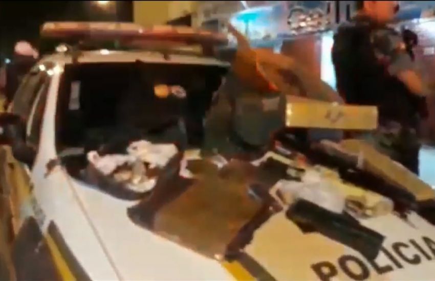 VÍDEO: polícia apreende quase 7 quilos de drogas em Tapes 