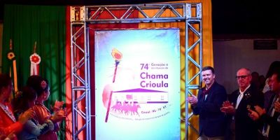 Cristal realiza Baile de Abertura da 74ª Edição do Acendimento e Distribuição da Chama Crioula 