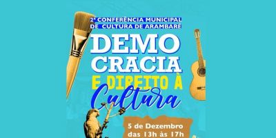 2ª Conferência Municipal de Cultura será realizada nesta terça em Arambaré