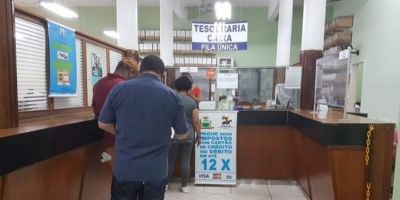 Caixa da Prefeitura de Camaquã ficará fechado para pagamentos até 19 de janeiro  