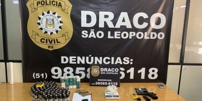 Polícia Civil deflagra operação de combate ao tráfico de drogas no Vale do Rio dos Sinos