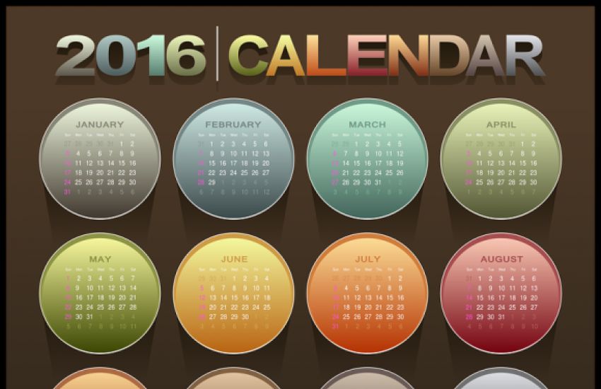 Divulgado calendário de feriados nacionais para o ano de 2016 