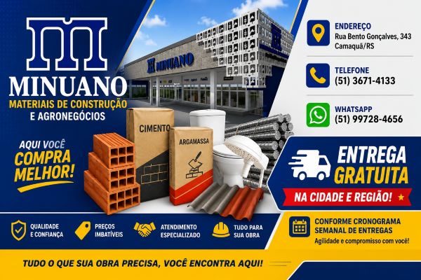 MINUANO MATERIAIS DE CONSTRUÇÃO