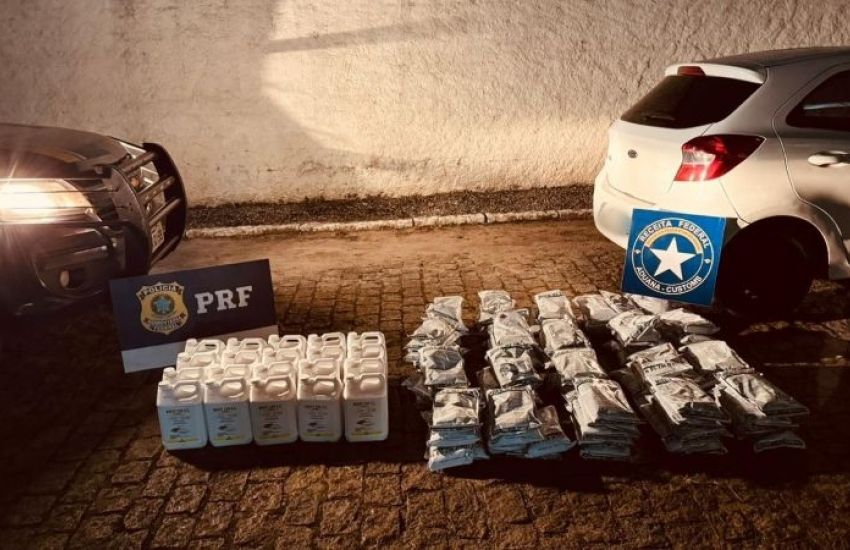 Agrotóxicos contrabandeados do Uruguai são apreendidos na BR-116 