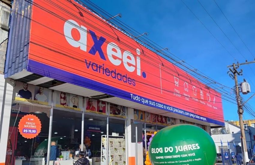 Com grande público, Axeei Variedades inaugura em Camaquã 