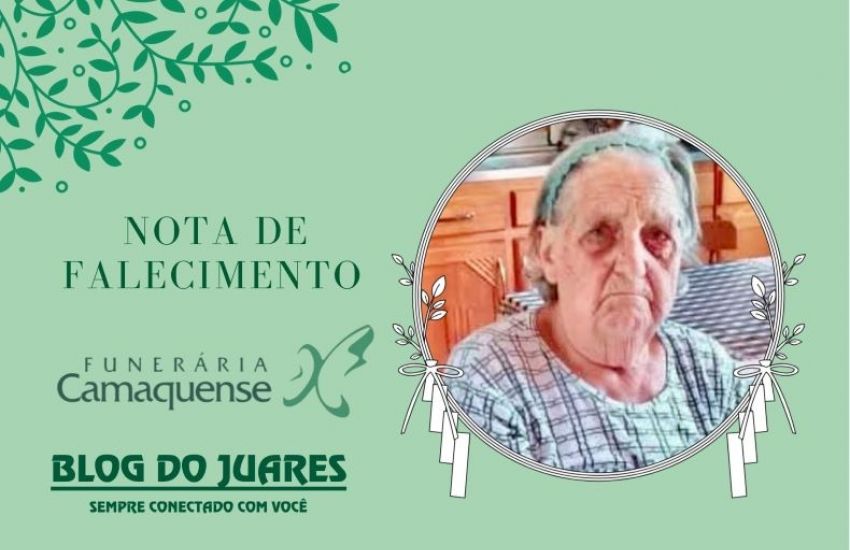 OBITUÁRIO: Nota de Falecimento de Erna Klumb, de 89 anos 