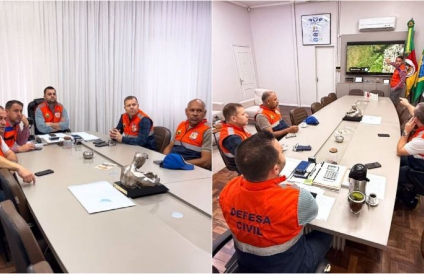 Prefeitura de Camaquã mobiliza equipes para atender possíveis ocorrências durante período de chuva 