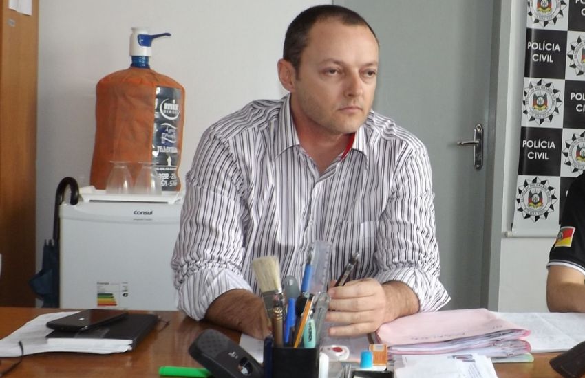 Delegado Vladimir Urach deixa a Delegacia de Polícia Regional de Camaquã 