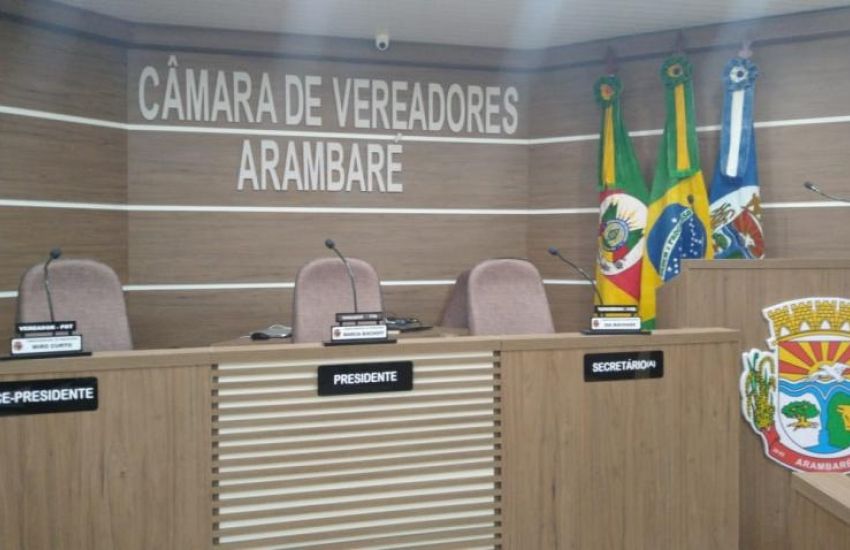 Câmara de Vereadores de Arambaré define Mesa Diretora para 2020 