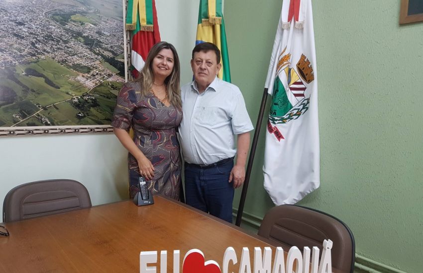 Presidente da Acic visita prefeito de Camaquã 