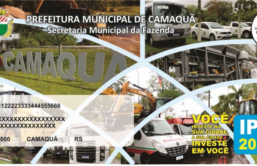 Prefeitura de Camaquã começa a entregar os carnês do IPTU 2020 