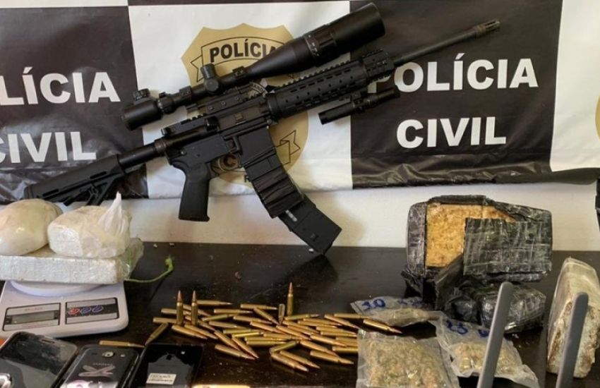Central de armas e drogas de facção criminosa é descoberta em Eldorado Sul 