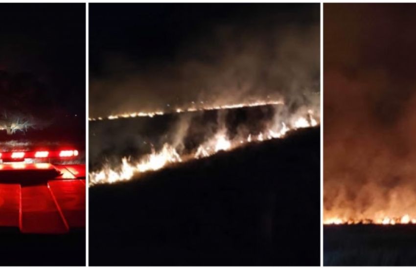 Incêndio destrói 150 mil m² de vegetação em São Lourenço do Sul 