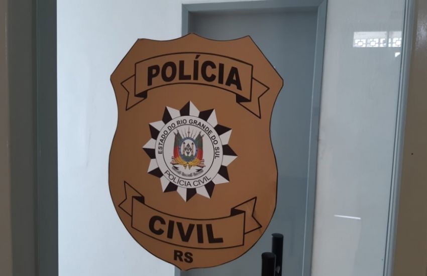 Placa de motocicleta é furtada no centro de Camaquã 