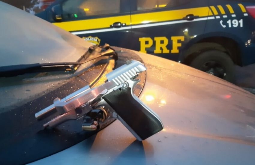 PRF prende motorista de aplicativo armado em Eldorado do Sul 
