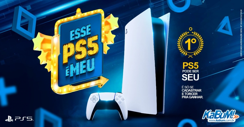 Esse PS5 é Meu: KaBuM! cria promoção que vai presentear cliente com novo  PlayStation 5 