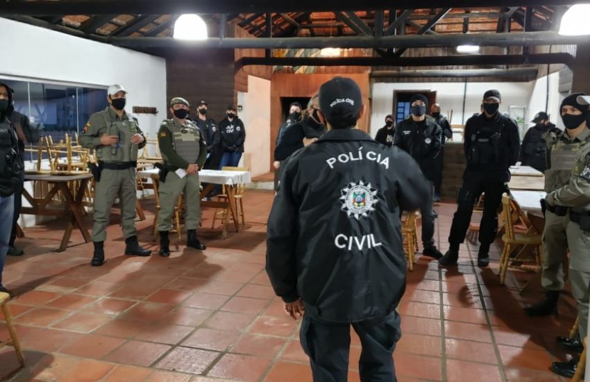 Ação conjunta da polícia deflagra operação contra o tráfico de drogas em São Lourenço do Sul 