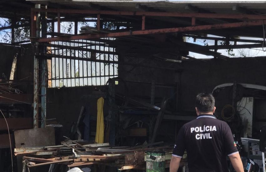 CAMAQUÃ: Polícia Civil realiza operação contra o crime de receptação de fios, cabos e baterias 