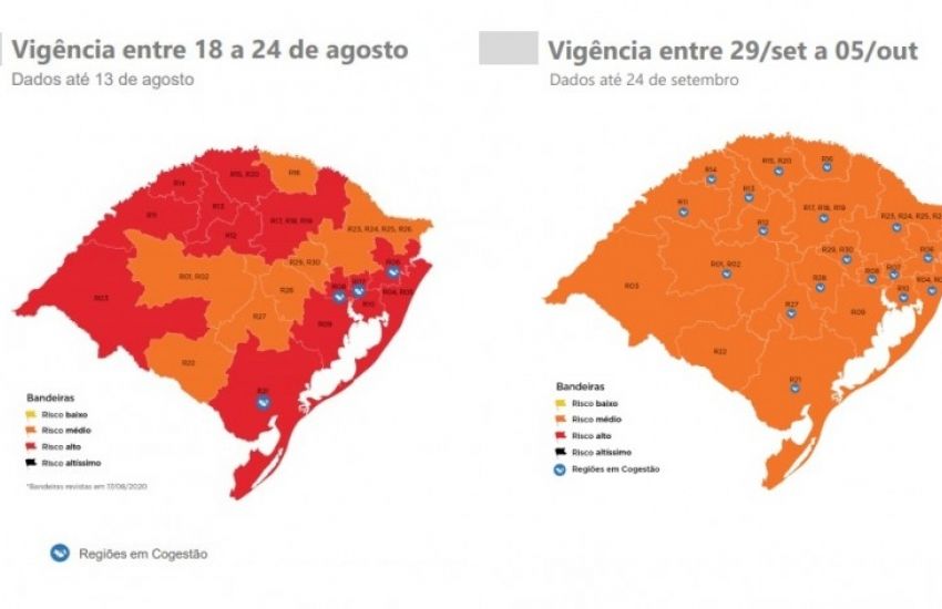 Governo do Estado explica por que o mapa do Distanciamento Controlado ficou todo laranja 
