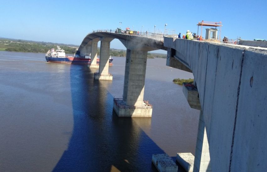 Dnit inicia instalação de vigas de viaduto da nova ponte do Guaíba 