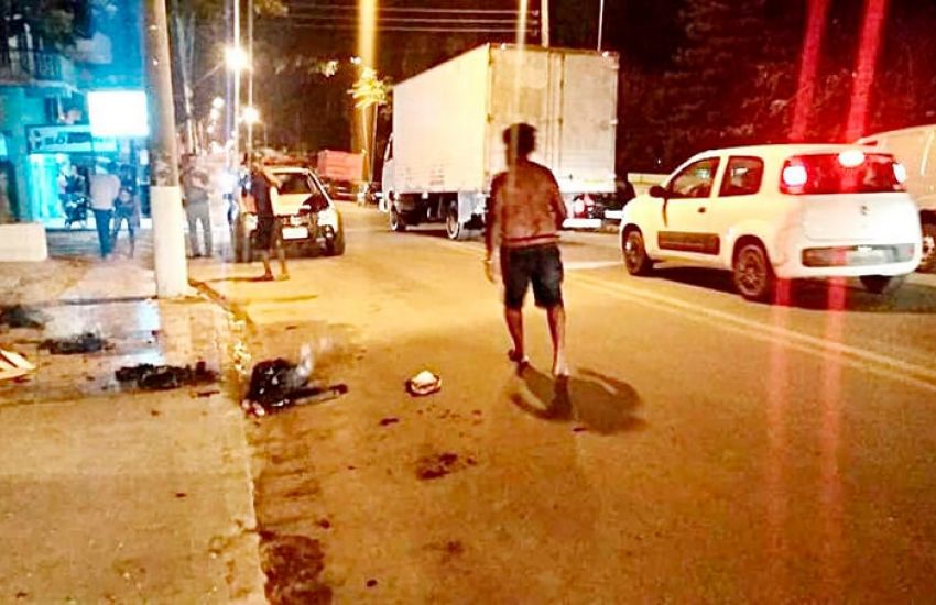 Morador de rua é incendiado por jovem quando dormia na calçada 