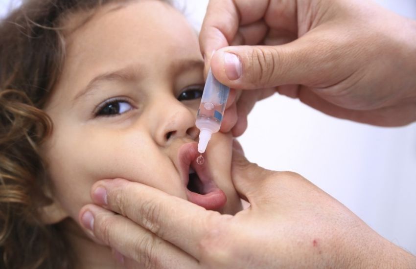 Campanha Nacional de Vacinação contra a Poliomielite alcança 34% da cobertura vacinal no Dia D 