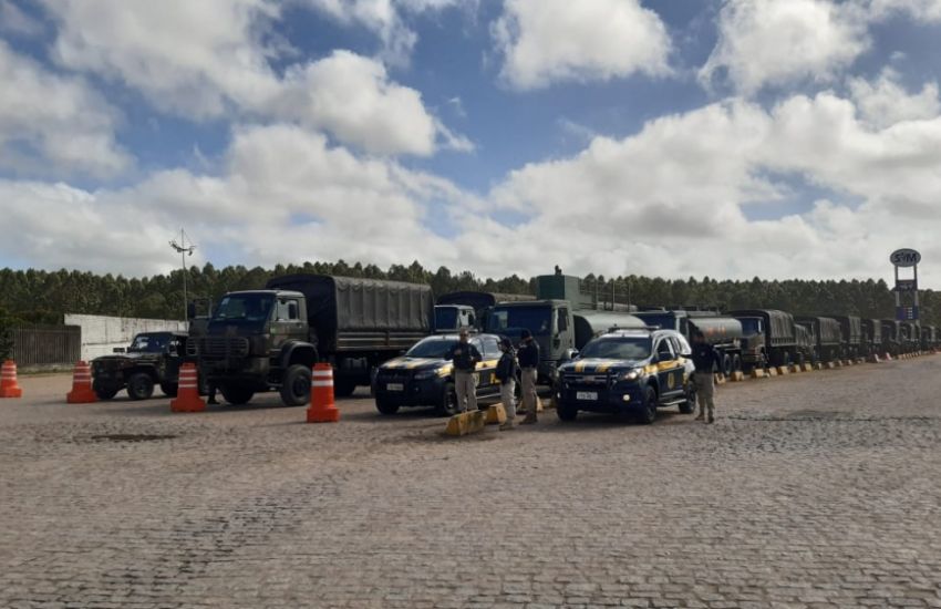 Exército Brasileiro realiza parada técnica em Camaquã 