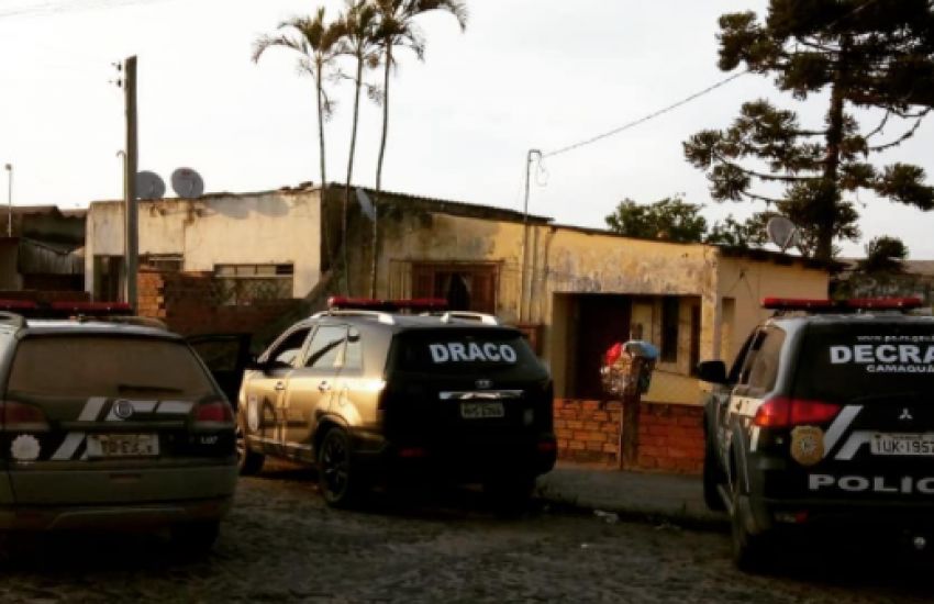 Polícia Civil desarticula quadrilha especializada no tráfico de drogas na região de Camaquã 