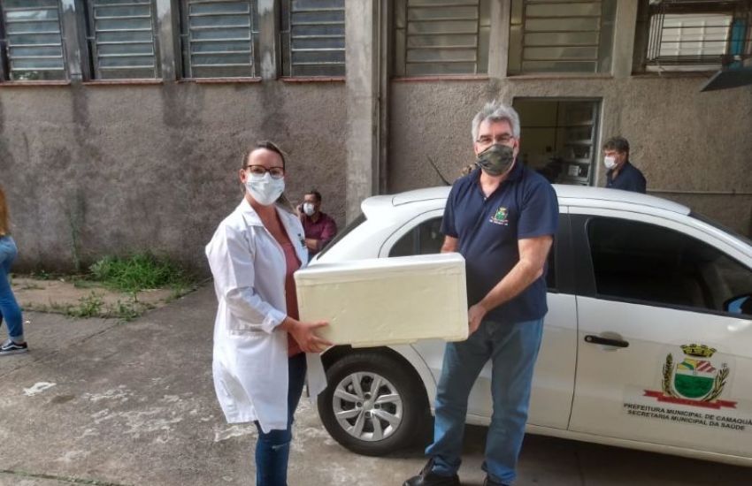 Entregue para Camaquã primeira remessa de vacina contra a covid-19 