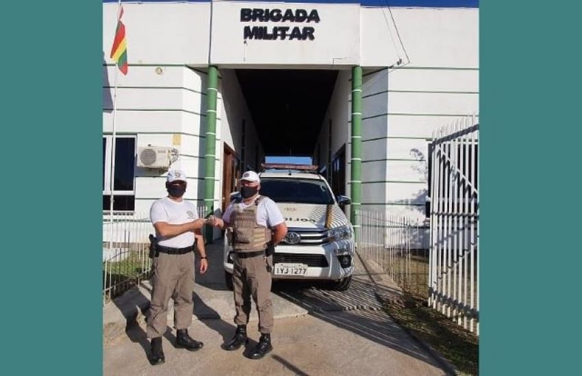 Brigada Militar de Barra do Ribeiro recebe nova viatura 