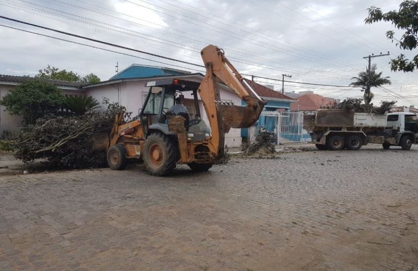Recolhimento de podas chega à área central de Camaquã 