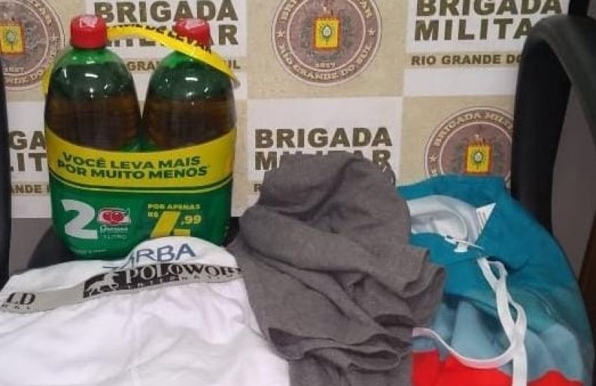 BM prende mulheres que cometiam furtos em comércios em São Lourenço do Sul 