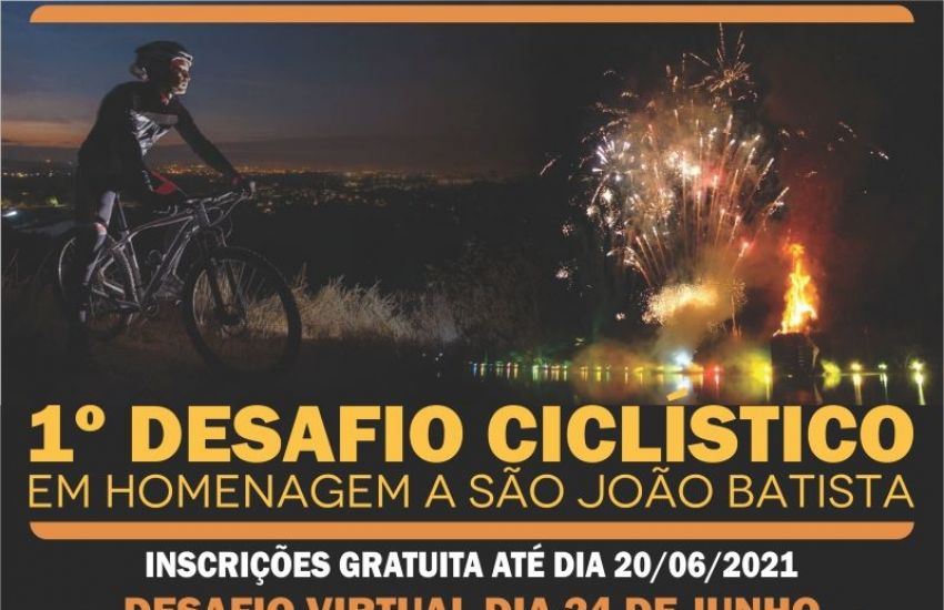 Inscreva-se para o 1º Desafio Ciclístico em homenagem a São João Batista 