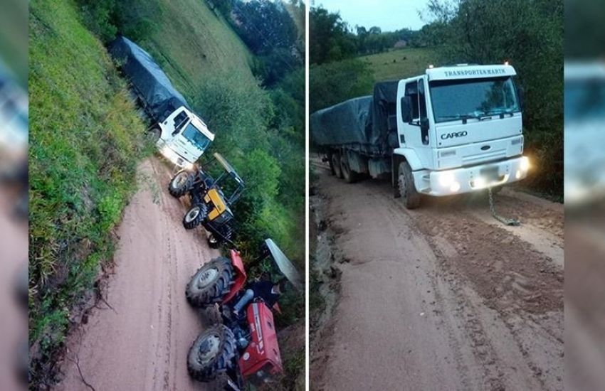 Moradores solicitam manutenção em estradas no interior de Camaquã 