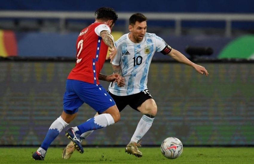 COPA AMÉRICA: Argentina e Chile empatam em 1 a 1 no Rio de Janeiro 