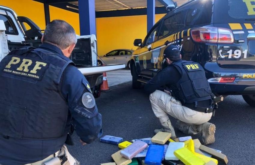 PRF prende traficante com 40 kg de cocaína em Osório 