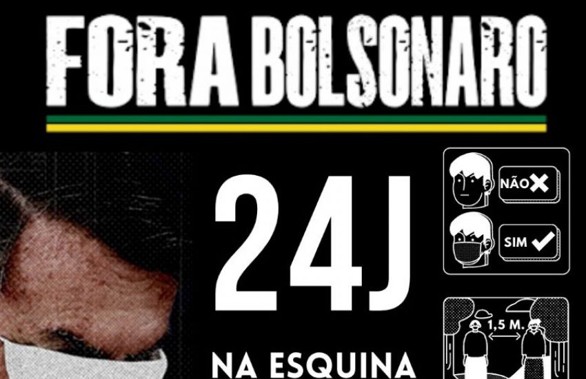 Frentes populares e sindicais fazem protestos contra Bolsonaro neste sábado em Camaquã 