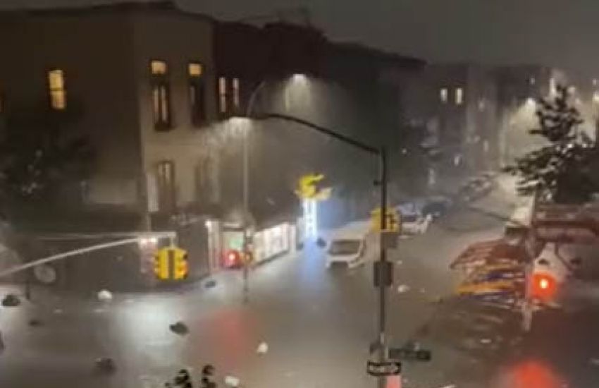 Nova York declara estado de emergência devido a inundações 