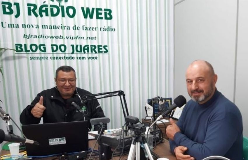 “Sou 10 e meio bolsonarista”, afirma Vitor Hugo Lindenau em entrevista à BJ Rádio Web  
