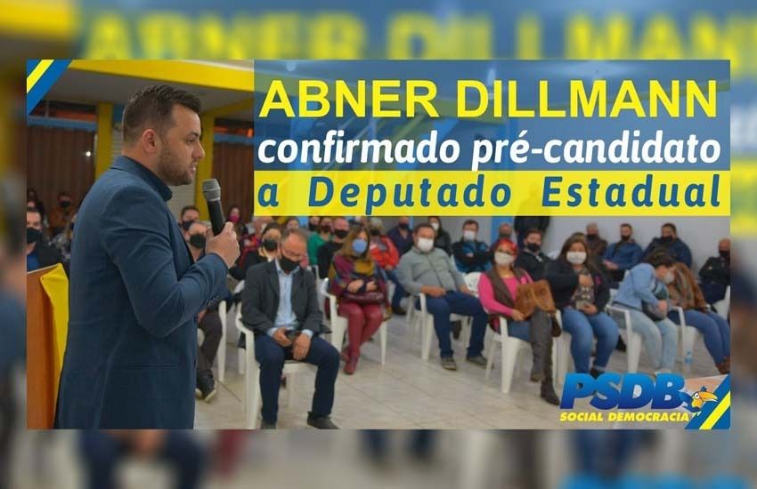 PSDB Camaquã confirma Abner Dillmann como pré-candidato a deputado estadual  