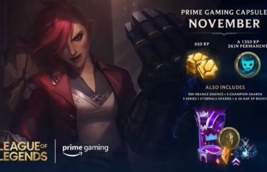 Prime Gaming fecha parceria com Riot e terá conteúdos exclusivos para jogos   