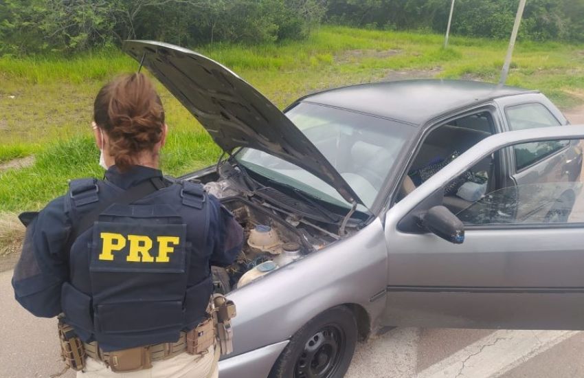 Motorista é preso na BR-290 em Eldorado do Sul com carro furtado em PoA 