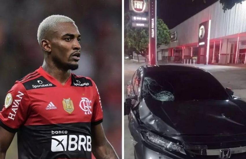 Jogador do Flamengo atropela ciclista, que morre a caminho do hospital 