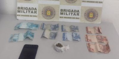 Homem é preso por tráfico de drogas em São Lourenço do Sul
