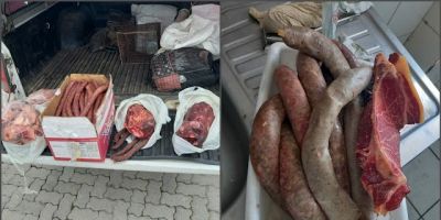Mais de 2 toneladas de carnes impróprias para o consumo são apreendidas na Região Sul do RS