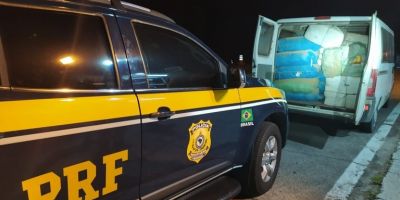 PRF apreende vans carregadas com mercadorias importadas ilegalmente na região de Pelotas