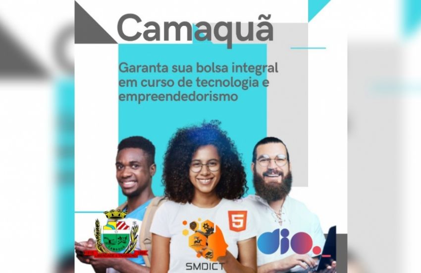 Parceria entre Camaquã e plataforma disponibiliza bolsa de estudos na área de tecnologia 