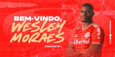 Inter anuncia o atacante Wesley Moraes como primeiro reforço de 2022 