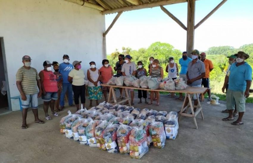 Mais de 500 cestas básicas são entregues para quilombolas em São Lourenço do Sul 
