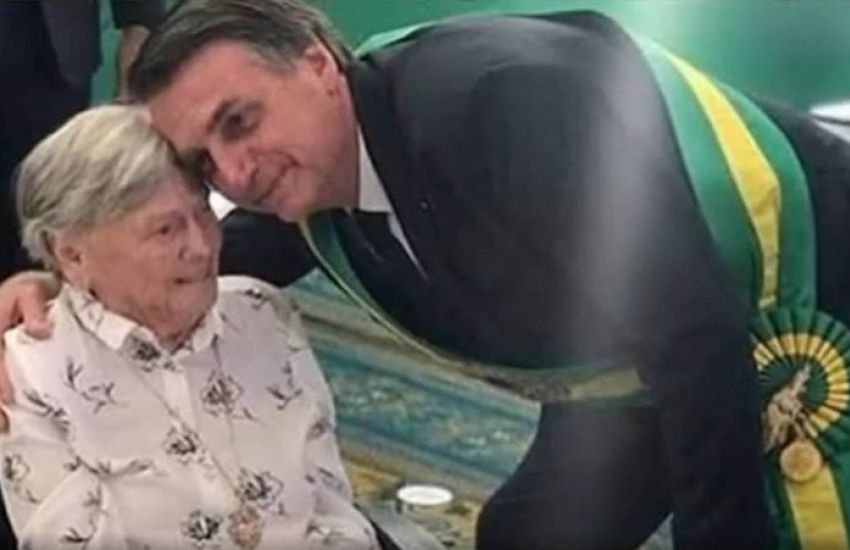 Mãe do presidente Jair Bolsonaro morre aos 94 anos 